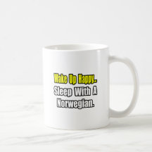 Sömn med en norrman kaffe mugg