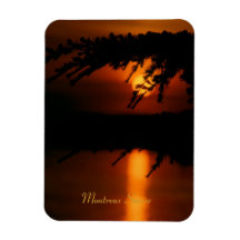 Sonnenuntergang Montreux Schweiz Flexi Magnet