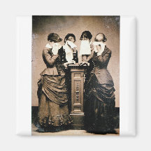 Sörjande Victorians Magnet För Kylskåp