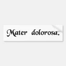 Sorrowful moder bildekal