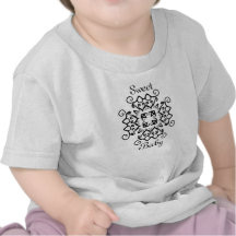 Söt bebis för utsmyckad gotisk victorian t-shirts