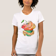 Söt & dödlig skallemuffin tee shirts