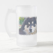 Söt finlandssvensk Lapphund frostad mugg