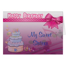 Söt i den rosa Bday uppsättningen Kort