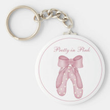 Söt i rosa Keychain Nyckelring