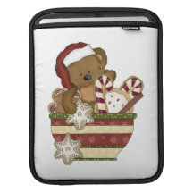 Söt julbjörn iPad sleeve