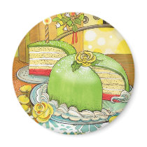 Söt Princess Torte Magnet