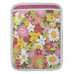 Söt rosa ipad sleeve för nyckfull vår blommor