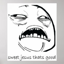 Söta Jesus som är bra (text) Affisch