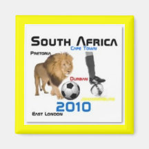 South Africa fotboll Kylskåps Magneter
