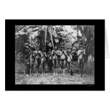 South America indier 1901 Hälsnings Kort
