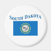 South Dakota flagga Magnet För Kylskåp