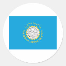 SOUTH DAKOTA RUNDA KLISTERMÄRKEN