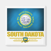 South Dakota (SP) Kylskåpsnagnet