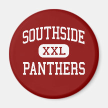 Southside - pantrar - högstadium - Selma Alabama Kylskåps Magneter