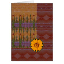 Southwestdaisy Hälsningskort