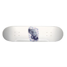 Sova baby blue versiondesign skateboard decks