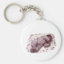 Sova babyrosadesign avbilda nyckel ringar
