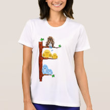 Sova fågelskjortan t shirts