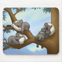 Sova koalaen Mousepad Musmatta