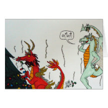 Soy och Wyverna Hälsningskort