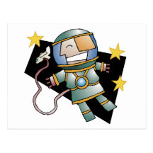 Spaceman Vykort
