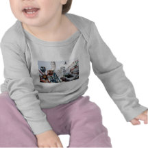 Spädbarn för skjorta för kustpir Long muftt T Shirt