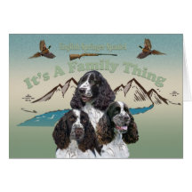 Spaniel för engelsk Springer kort för en familjsak