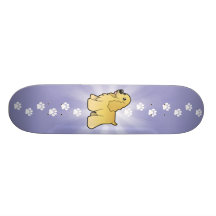 Spaniel för tecknadamerikancockerspaniel skateboard