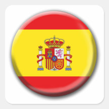 Spanien flaggaklistermärke