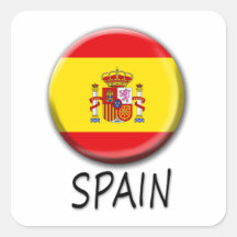 Spanien flaggaklistermärke