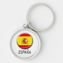 Spanien Keychain Nyckel Ringar