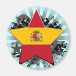 Spanien stjärna kylskåpmagneter