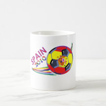 Spansk fotbollkaffemugg 2010
