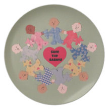 Spara babyarna dinner plate