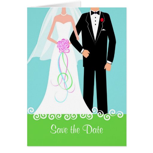 Spara daterabröllopkortet