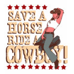 Spara en hästritt en Cowboy