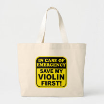 Spara min fiol tote bags