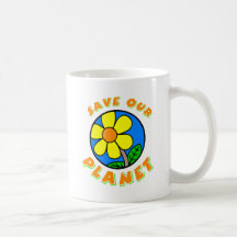 Spara vårt planet mugg
