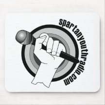 Spartansk ungdomradios Iconic logotyp Mus Mattor