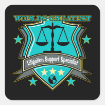 Specialist för världsmästareprosessservice klistermärken
