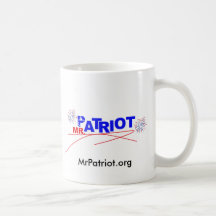 Speciell mugg för Herr patriot