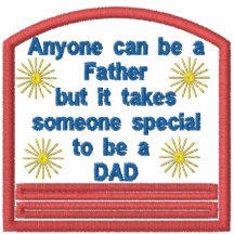 Speciell pappa broderad skjorta broderade pikétröjor