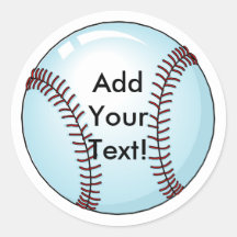 Specificerad baseball klistermärken