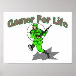 Spela för liv FPS Print