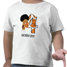 Spelare för 4e födelsedagenlila- och orangebasket tröja