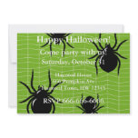 Spider Halloween Invitation