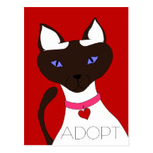Spinnande-fect Moira ADOPTERAR vykortet