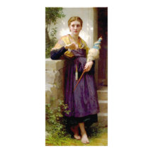 Spinneren, William-Adolphe Bouguereau Anpassade Ställkort