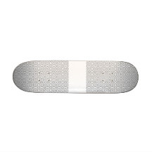 Spiral design, i svart och white. skateboard deck